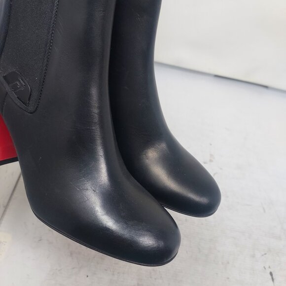Christian Louboutin Black Leather Turelastic Chelsea Boot - Picture 10 of 12